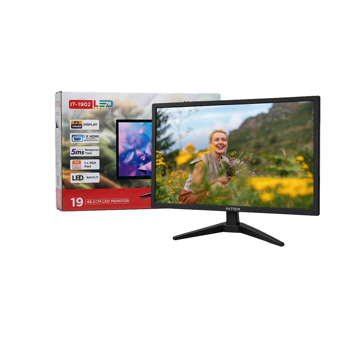 Intex IT-1902 19-Inch LED Monitor